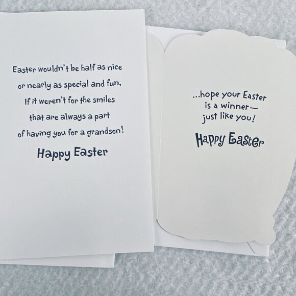 Easter Greeting Cards Grandson LOT 10 Assorted Duckling Frog W/Envelopes New - Picture 7 of 11